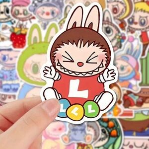 Monster Stickers, Assorted Cartoon Rabbit Stickers, NEW, 80 pcs.